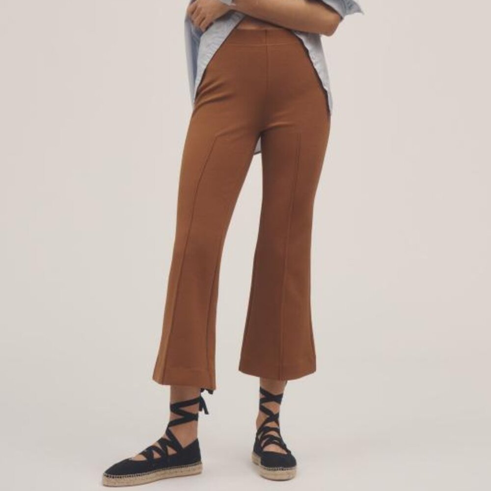 NWT Anthropologie Maeve The Margot Kick- Flare in CEDAR ~ XS